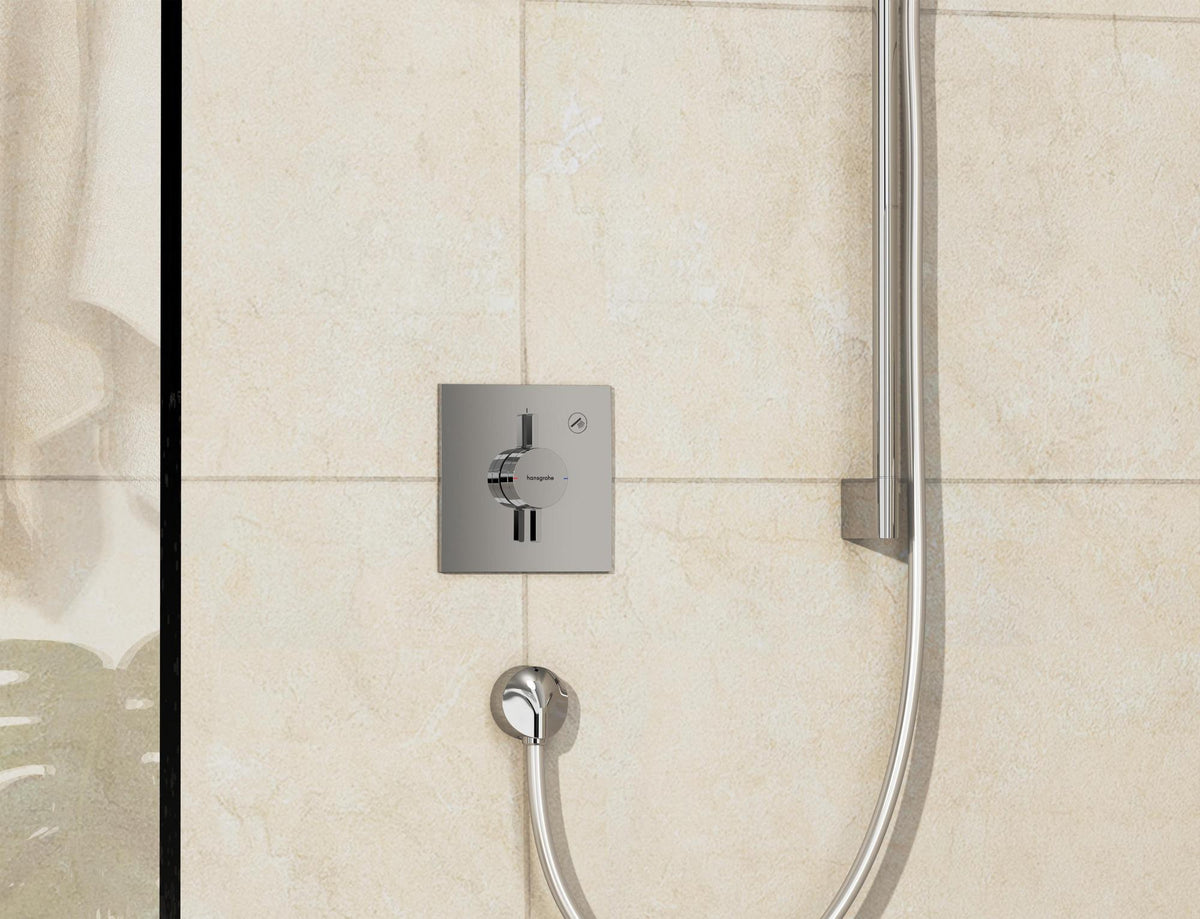 HANSGROHE DuoTurn E Unterputz-Mischer 1 Verbraucher chrom – Thermostatische Temperaturregelung