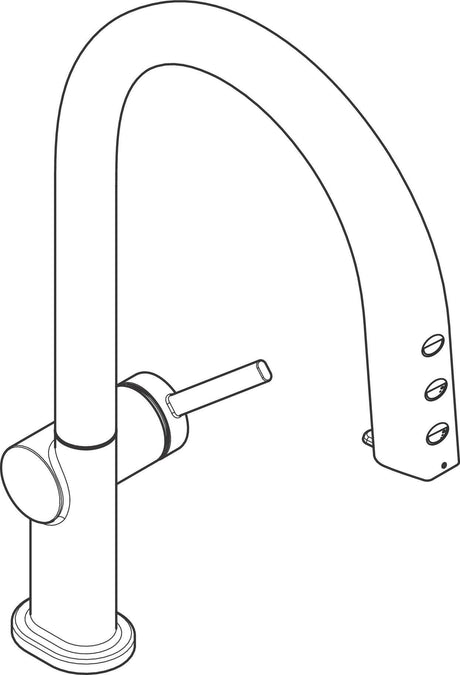 HANSGROHE SodaSystem 210 Aqittura M91 Ausziehauslauf Starter Set sBox – gefiltertes, gekühltes und sprudelndes Wasser