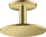 AXOR Kopfbrause 250 1jet PowderRain Deckenmontage Chrom von Hansgrohe
