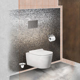 AXOR Universal Softsquare WC-Bürstenhalter Wandmontage verchromt mit Glaseinsatz