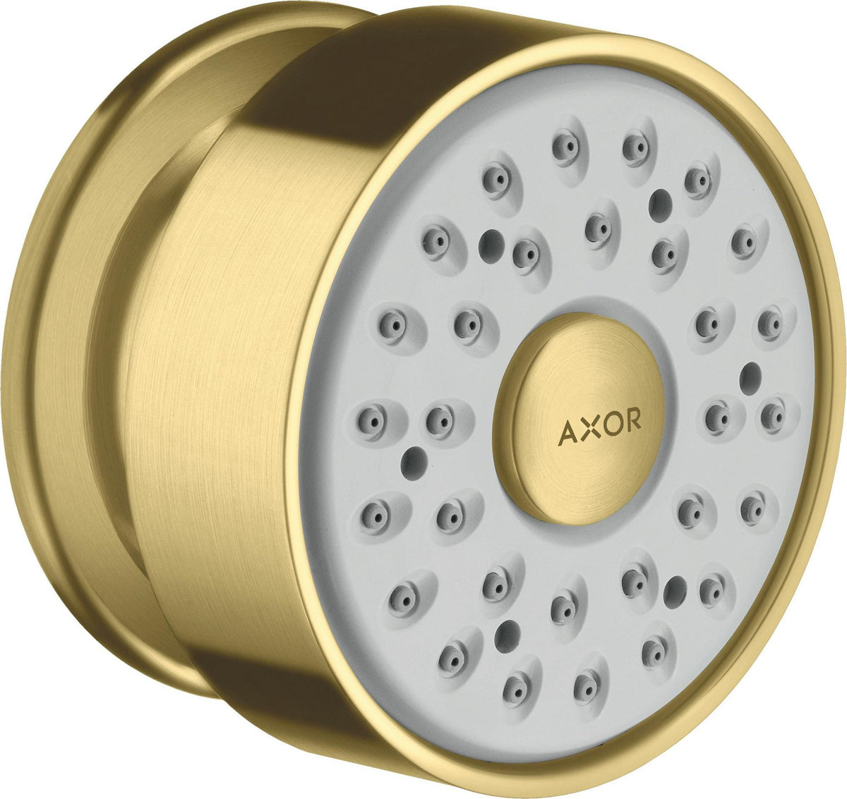 AXOR Seitenbrause 1jet DN 15 mit runder Rosette in Chrom – 65 mm, Rain-Strahl, verstellbar