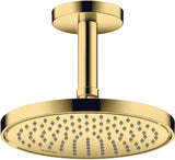AXOR Kopfbrause 220 1jet chrom – Rain-Strahl, 220 mm, Wand- oder Deckenmontage