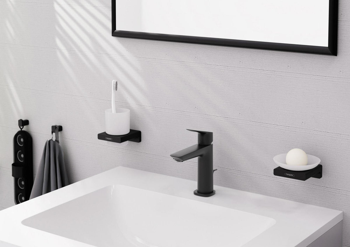 HANSGROHE HG Einhebel-Waschtischmischer 110 LOGIS mit Zugstangen-Ablaufgarnitur, chrom