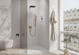 HANSGROHE Brausearm E 390 mm Chrom – Wandmontage mit Rosette