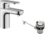HANSGROHE Vernis Blend 70 Einhebel-Waschtischmischer mit Zugstangen-Ablaufgarnitur, chrom