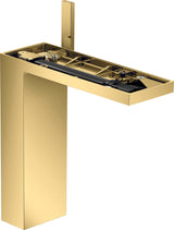 AXOR MYEDITION 230 Einhebel-Waschtischmischer mit Push-Open Ablaufgarnitur in polished gold optic
