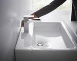 Hansgrohe VERNIS Shape 100 Einhebel-Waschtischmischer mit Zugstangen-Ablaufgarnitur, chrom