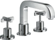 AXOR CITTERIO 3-Loch-Wannenrandarmatur DN 15 – thermostatisch, Kreuzgriffe, chrom