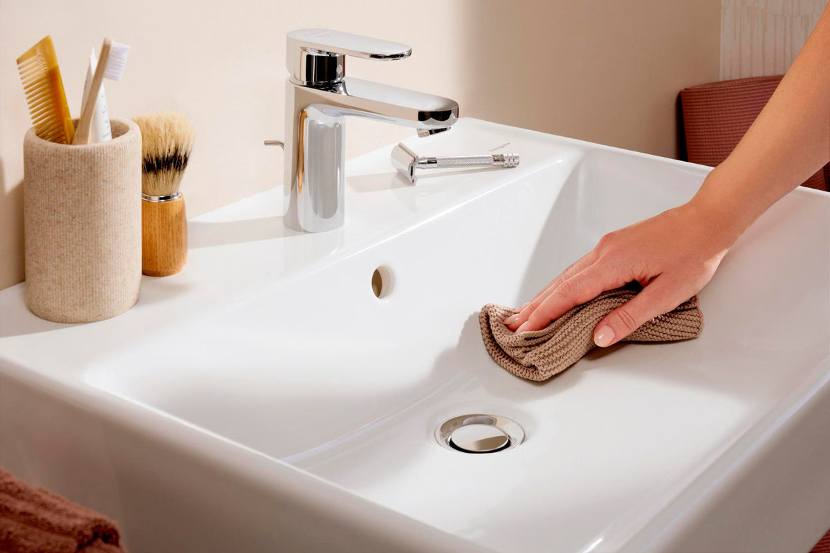 Hansgrohe Vernis Blend 100 Einhebel-Waschtischmischer mit Zugstangen-Ablaufgarnitur, chrom
