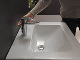 Hansgrohe Vernis Blend 100 Einhebel-Waschtischmischer mit Zugstangen-Ablaufgarnitur, chrom