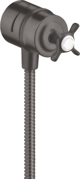AXOR Montreux FIXFIT STOP Schlauchanschluss DN 15 mit Absperrventil und Kreuzgriff, chrom