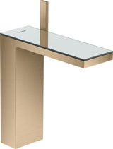AXOR MYEDITION 230 Einhebel-Waschtischmischer mit Push-Open Ablaufgarnitur in polished gold optic