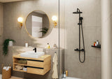 Hansgrohe Vernis Blend 100 Einhebel-Waschtischmischer mit Zugstangen-Ablaufgarnitur, chrom
