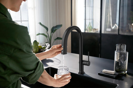 HANSGROHE SodaSystem 210 Aqittura M91 Ausziehauslauf Starter Set sBox – gefiltertes, gekühltes und sprudelndes Trinkwasser