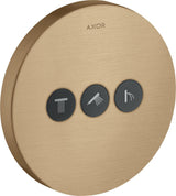 AXOR ShowerSelect Round Unterputz Ventil für 3 Verbraucher, chrom – Hansgrohe