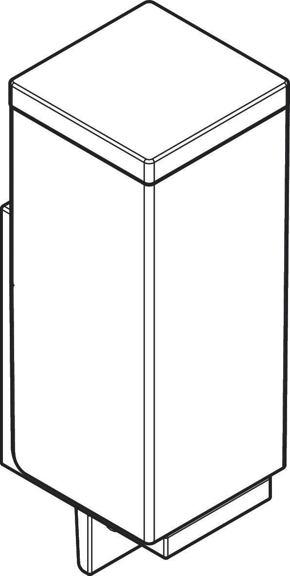 AXOR Universal Lotionspender in polished gold optic – Wandmontage, 600 ml, für Flüssigseife