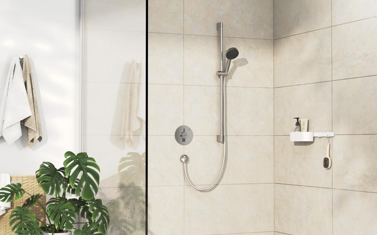 Hansgrohe DuoTurn S Unterputz-Mischer, 1 Verbraucher, Chrom – Einbauteil mit iBox universal 2