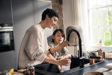 HANSGROHE SodaSystem 210 Aqittura M91 Ausziehauslauf Starter Set sBox – gefiltertes, gekühltes und sprudelndes Trinkwasser