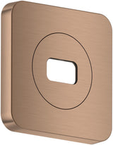 AXOR ShowerSphere softsquare Rosette 120x120 mm von Hansgrohe – Metall, für Wand- und Deckenmontage