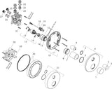 AXOR Uno Einhebel-Wannenmischer Aufputz Chrom – Wandmontage mit Umsteller & Thermostat