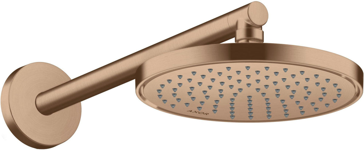 AXOR Kopfbrause 220 1jet EcoSmart Chrom – 220 mm Rain-Duschkopf für Wand- und Deckenmontage
