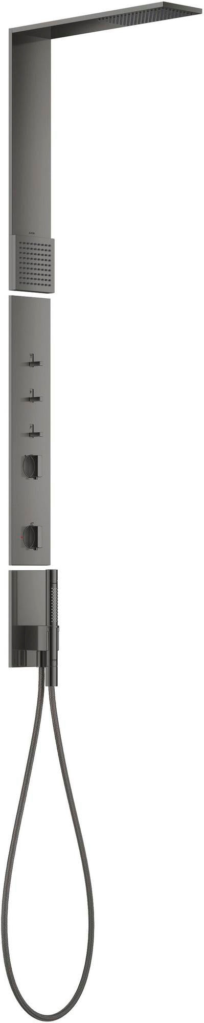 AXOR ShowerComposition Duschpaneel mit Thermostat, Kopf- und Schulterbrause Chrom
