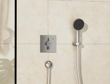 HANSGROHE DuoTurn E Unterputz-Mischer 2 Verbraucher Chrom – Thermostat & Umsteller