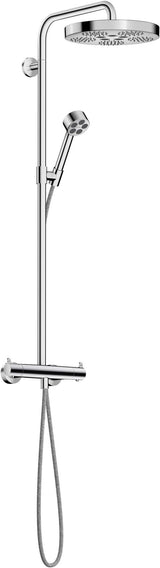 AXOR One Showerpipe mit Thermostat und Kopfbrause 280 1jet EcoSmart in Chrom