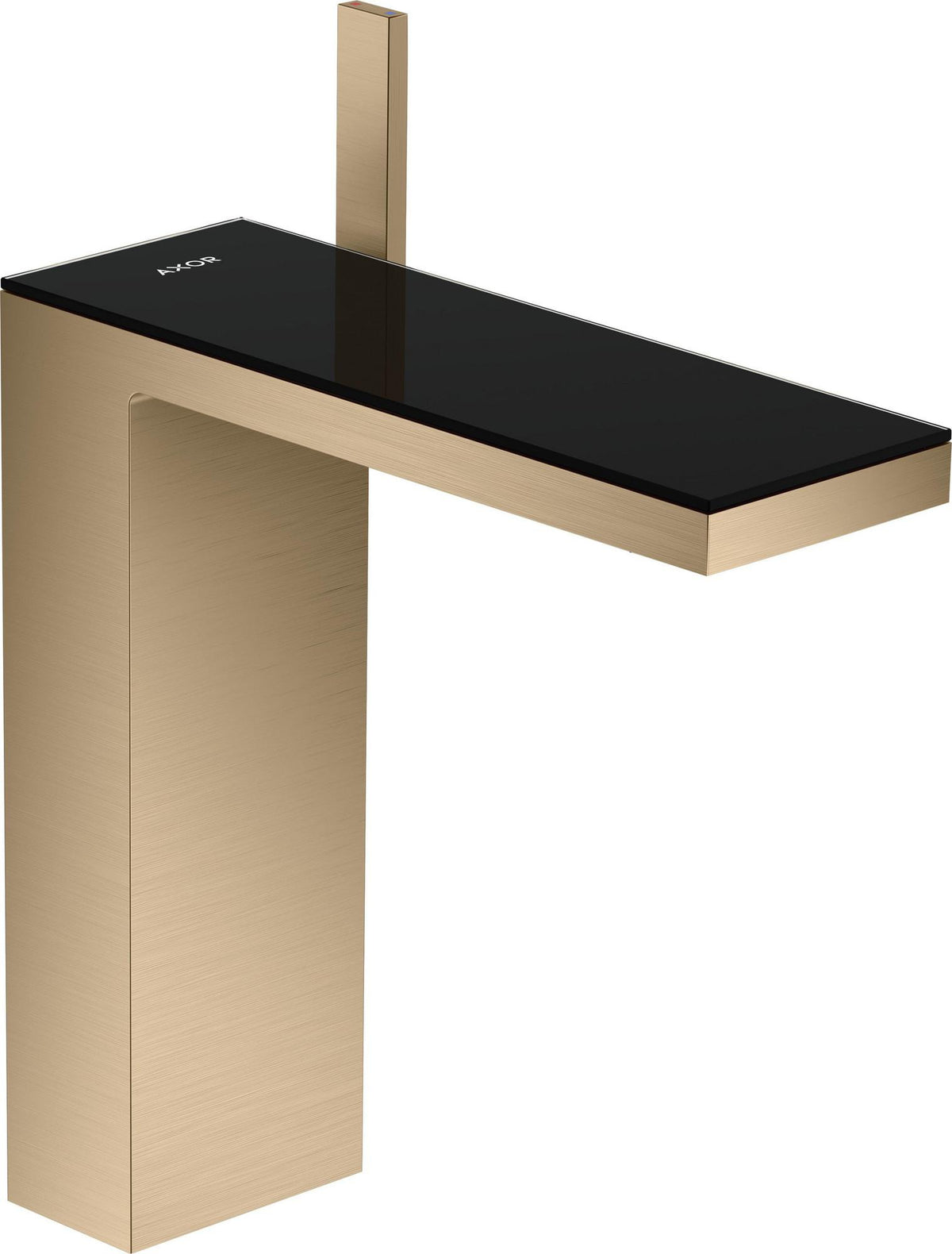 AXOR MYEDITION 230 Einhebel-Waschtischmischer mit Push-Open Ablaufgarnitur in polished gold optic