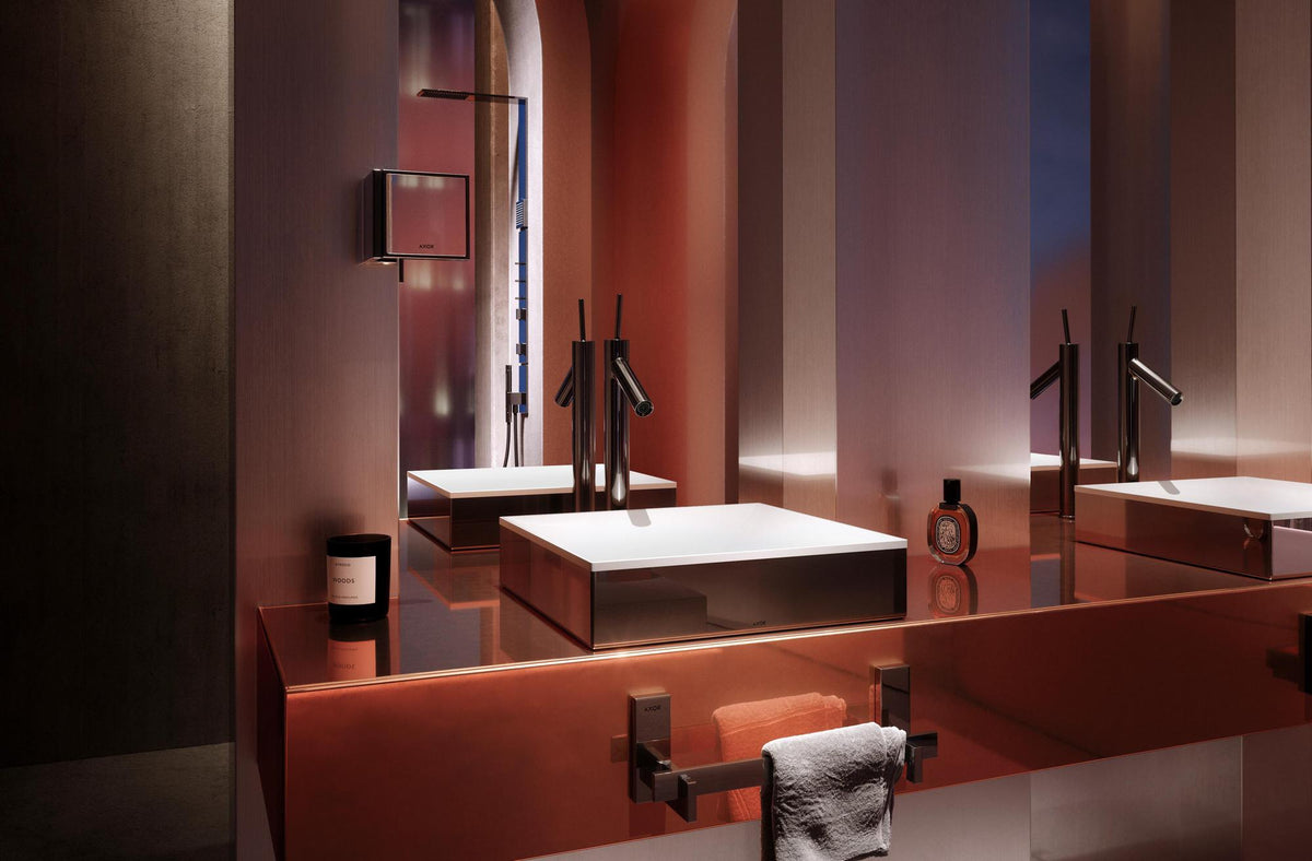 AXOR ShowerComposition Duschpaneel mit Thermostat, Kopf- und Schulterbrause Chrom