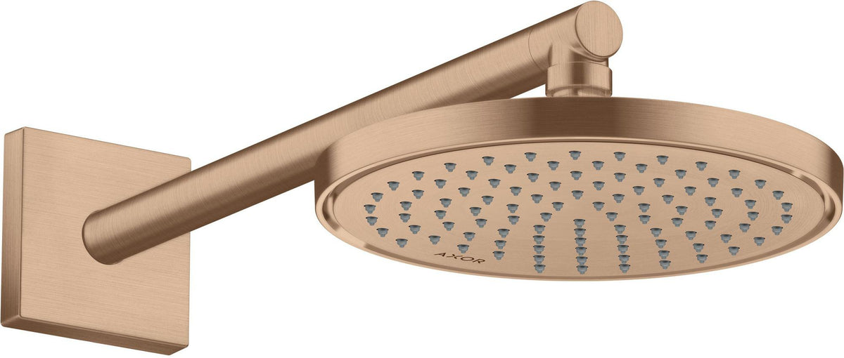 AXOR Kopfbrause 220 1jet chrom – Rain-Strahl, 220 mm, Wand- oder Deckenmontage