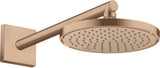 AXOR Kopfbrause 220 1jet chrom – Rain-Strahl, 220 mm, Wand- oder Deckenmontage