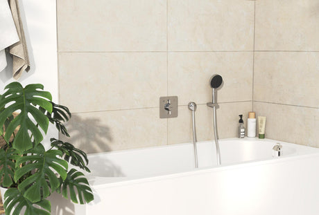 HANSGROHE Mischer DuoTurn Q Unterputz, 2 Verbraucher, chrom – Thermostatische Temperaturregelung