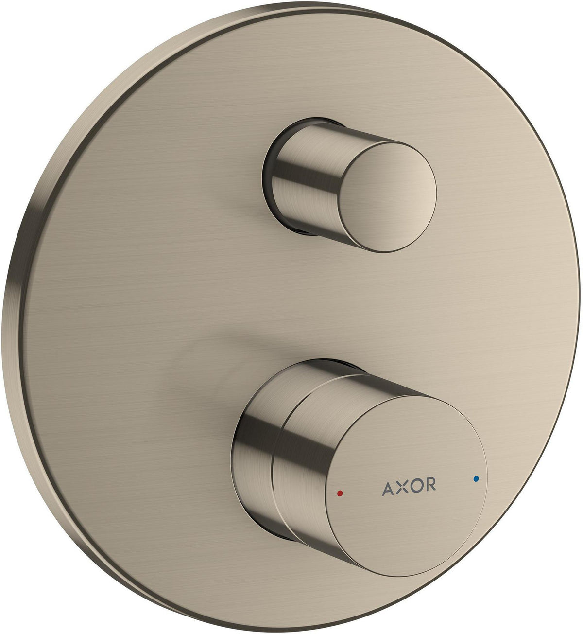 AXOR Uno Einhebel-Wannenmischer Aufputz Chrom – Wandmontage mit Umsteller & Thermostat
