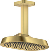 AXOR ShowerSphere 1jet EcoSmart Kopfbrause 250 x 160 mm mit Deckenanschluss – Rain FlexPower & QuickClean+