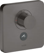 schwarz / brushed black chrome