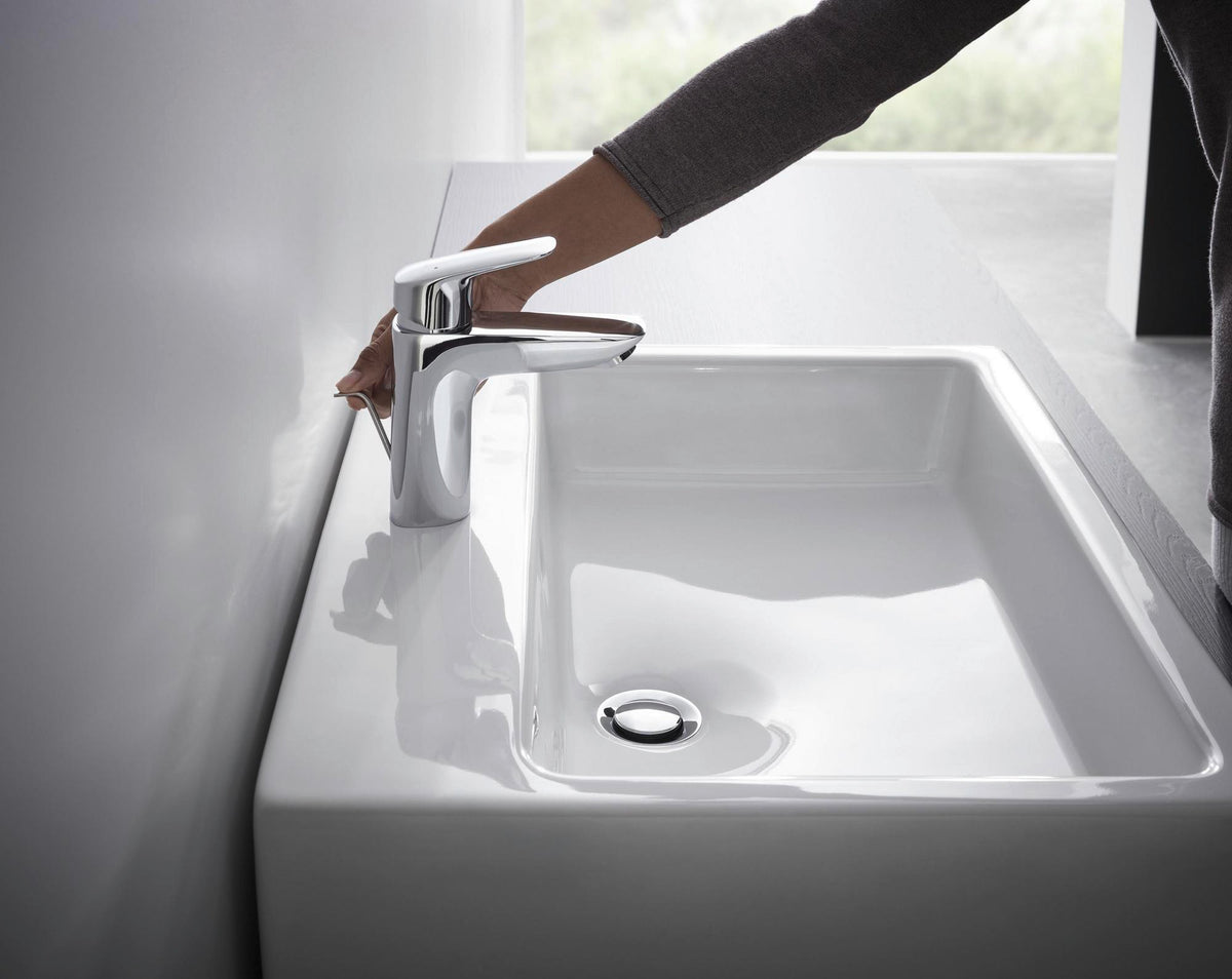 HANSGROHE Logis Einhebel-Waschtischmischer 100 mit Zugstangen-Ablaufgarnitur, chrom
