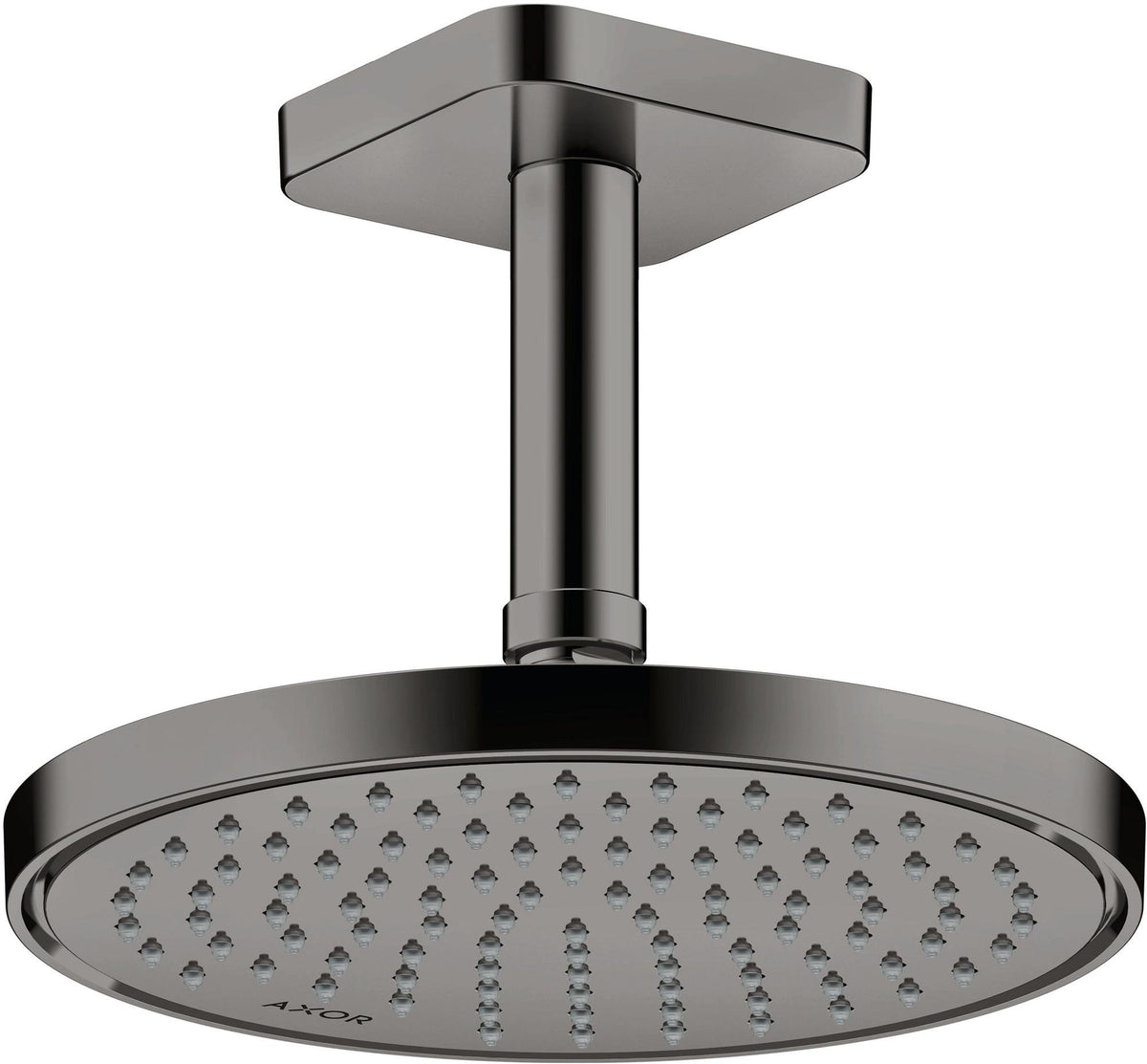 AXOR Kopfbrause 220 1jet EcoSmart Chrom – 220 mm Rain-Duschkopf für Wand- und Deckenmontage