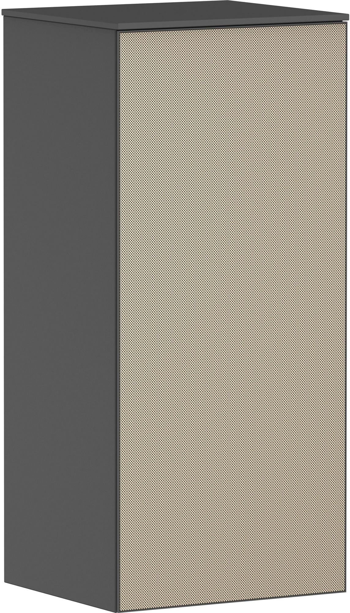 HANSGROHE Xevolos E Halbhochschrank 890 mm, eiche dunkel, grifflos mit PushOpen – Badmöbel