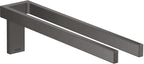 schwarz / brushed black chrome / gebürstet