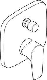 HANSGROHE Talis E Einhebel-Wannenmischer Fertigmontageset mit Sicherungskombination Chrom