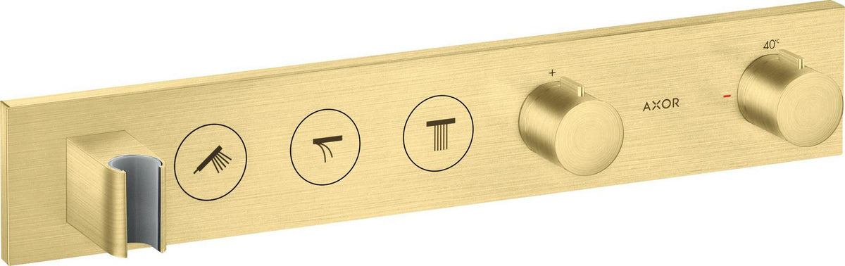 AXOR ShowerSolutions Select Thermostatmodul 530/90 Chrom – 3 Verbraucher, gleichzeitige Nutzung