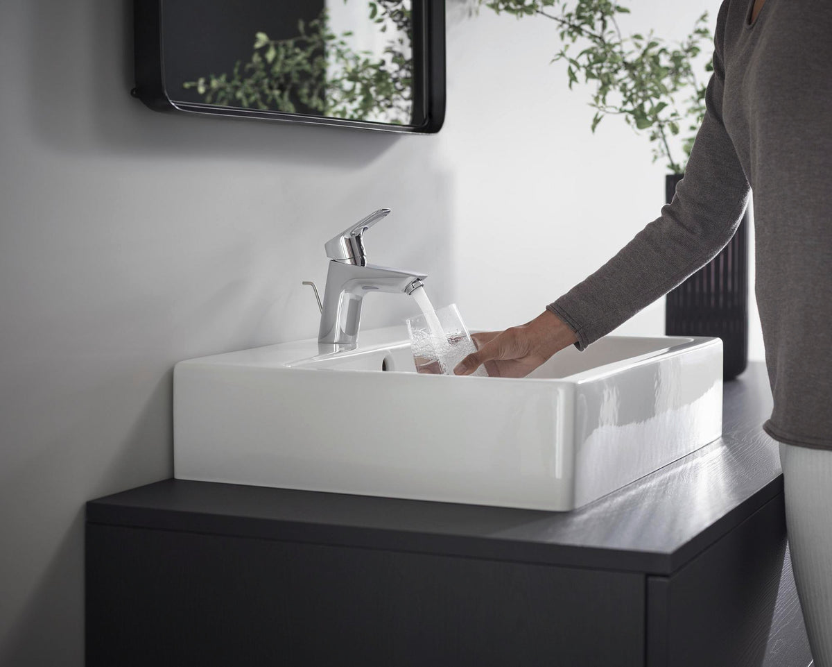 HANSGROHE Logis Einhebel-Waschtischmischer DN 15 mit Zugstangen-Ablaufgarnitur, chrom