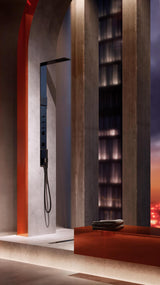 AXOR ShowerComposition Duschpaneel mit Thermostat, Kopf- und Schulterbrause Chrom