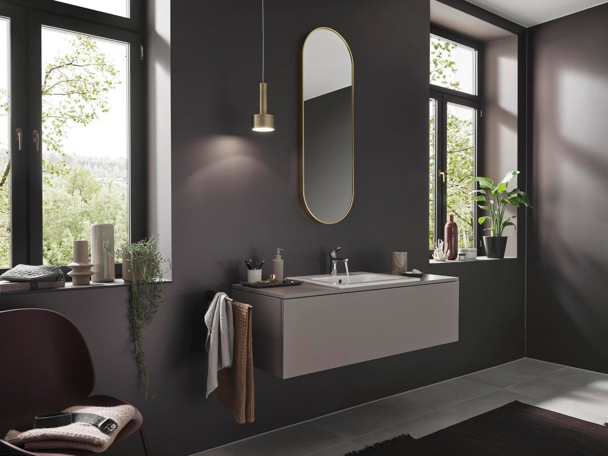 Hansgrohe Vernis Blend 100 Einhebel-Waschtischmischer mit Zugstangen-Ablaufgarnitur, chrom