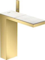 AXOR MYEDITION 230 Einhebel-Waschtischmischer mit Push-Open Ablaufgarnitur in polished gold optic