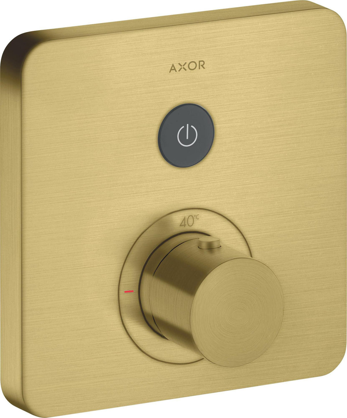 AXOR ShowerSelect Soft Thermostatbatterie für 1 Verbraucher – Unterputz, Chrom, Select-Button