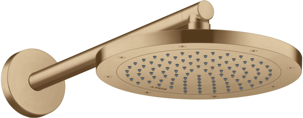 AXOR ShowerSolutions Brausearm 390 mm Chrom – Wandmontage mit Rosette