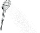 HANSGROHE Raindance Select E 120 3jet Handbrause mit Select-Taste und QuickClean in Chrom
