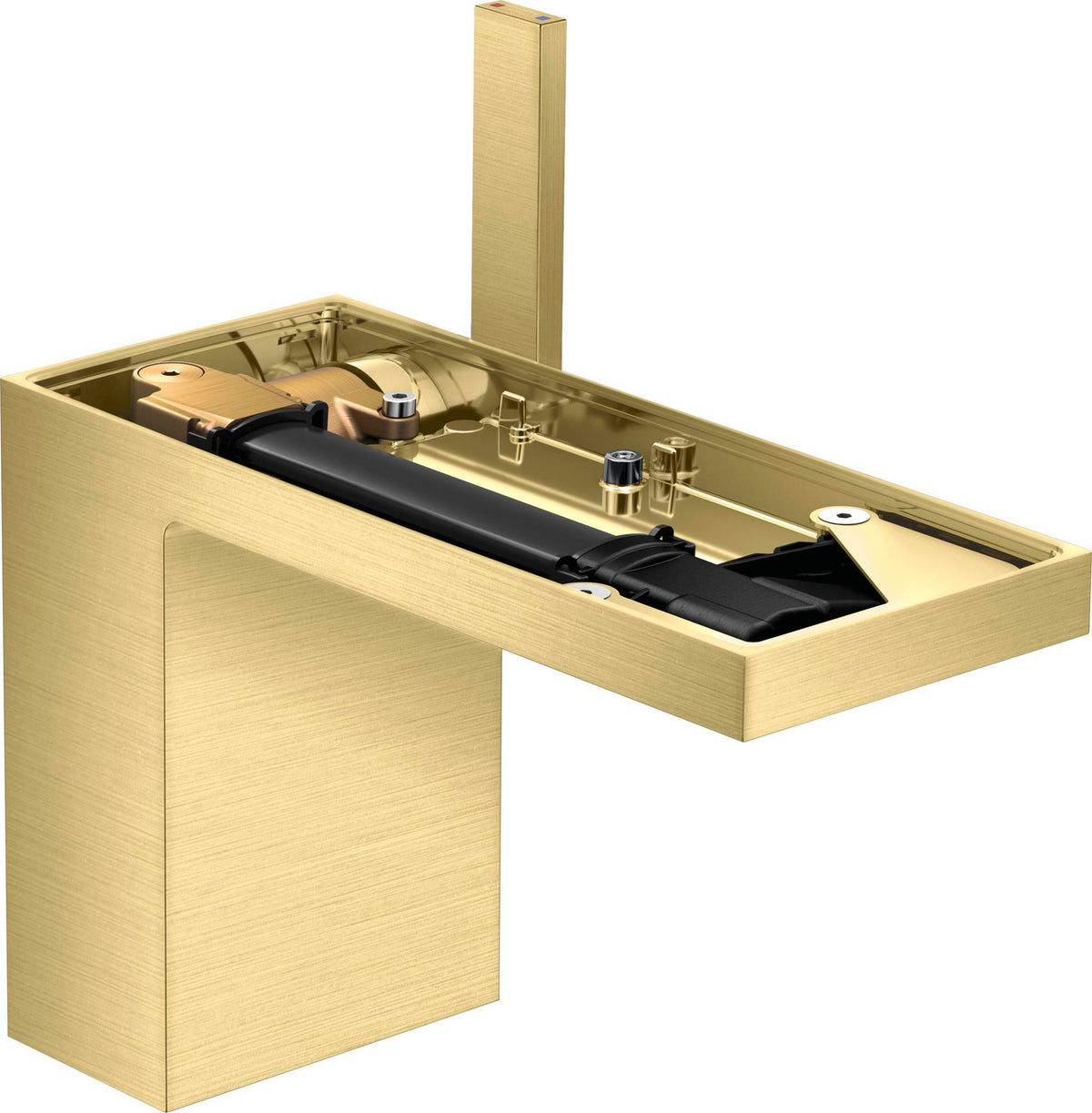 AXOR MYEDITION 110 Einhebel-Waschtischmischer mit Push-Open Ablaufgarnitur, chrom